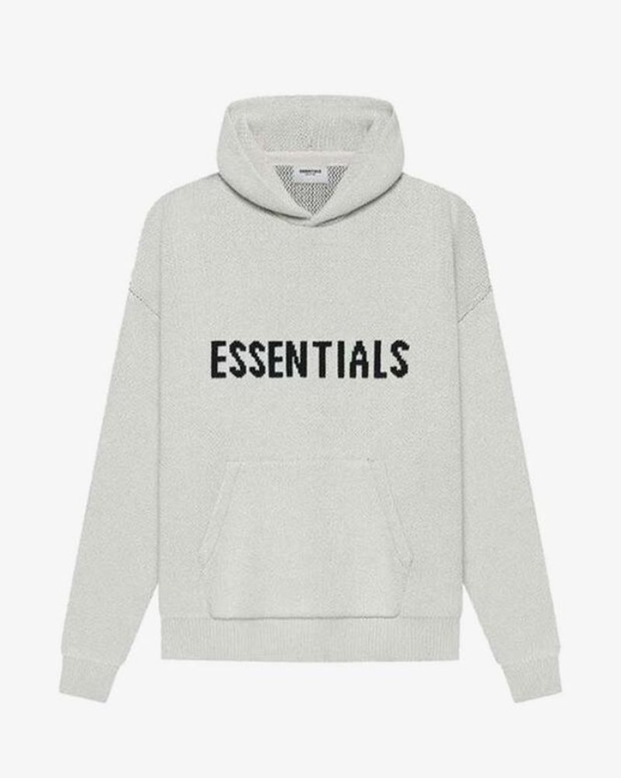 Secret Sneaker Store Online Fog Essentials Ss21 Oatmeal Knit Hoodie (New) | Hoodies