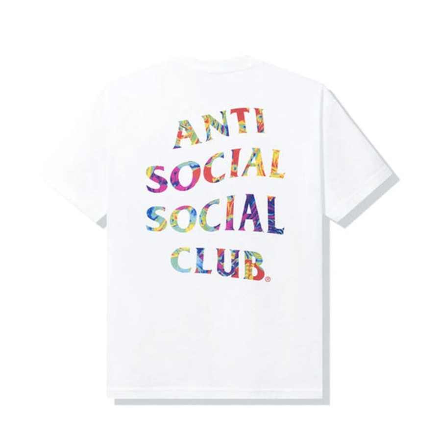 Secret Sneaker Store Online Assc Pedals On The Floor Rainbow White Tee | Streetwear