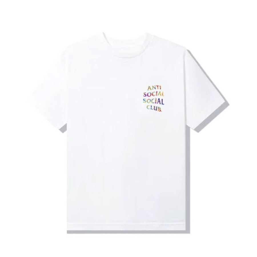 Secret Sneaker Store Online Assc Pedals On The Floor Rainbow White Tee | Streetwear