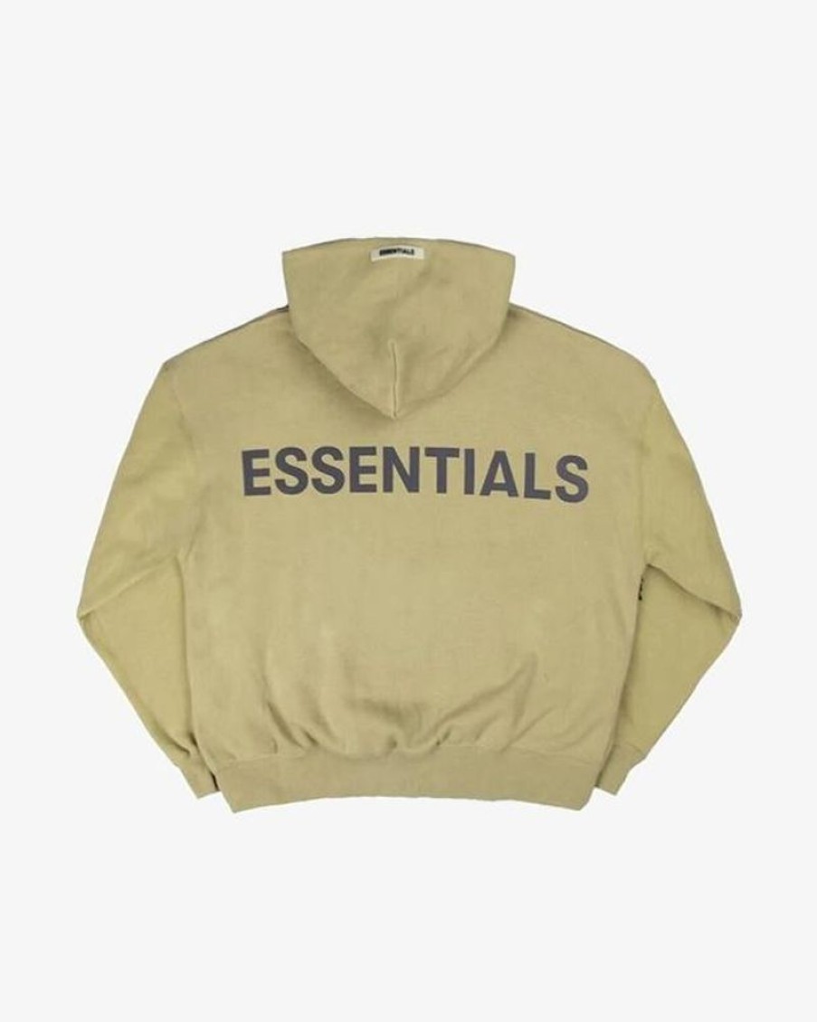 Secret Sneaker Store Online Fog Essentials 2019 Reflective Logo Beige Hoodie | Hoodies