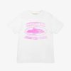 Secret Sneaker Store Online Corteiz Pink Blur Alcatraz White Tee | Streetwear