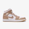 Secret Sneaker Store Online Nike Air Jordan1 Mid Tan Gum (New) | Nike