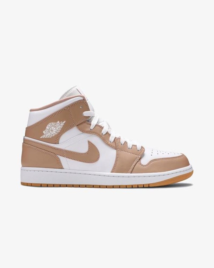 Secret Sneaker Store Online Nike Air Jordan1 Mid Tan Gum (New) | Nike