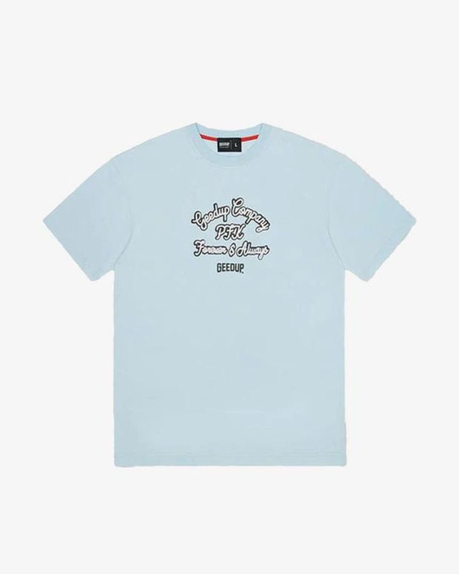 Secret Sneaker Store Online Geedup Company Tee Light Blue | Streetwear