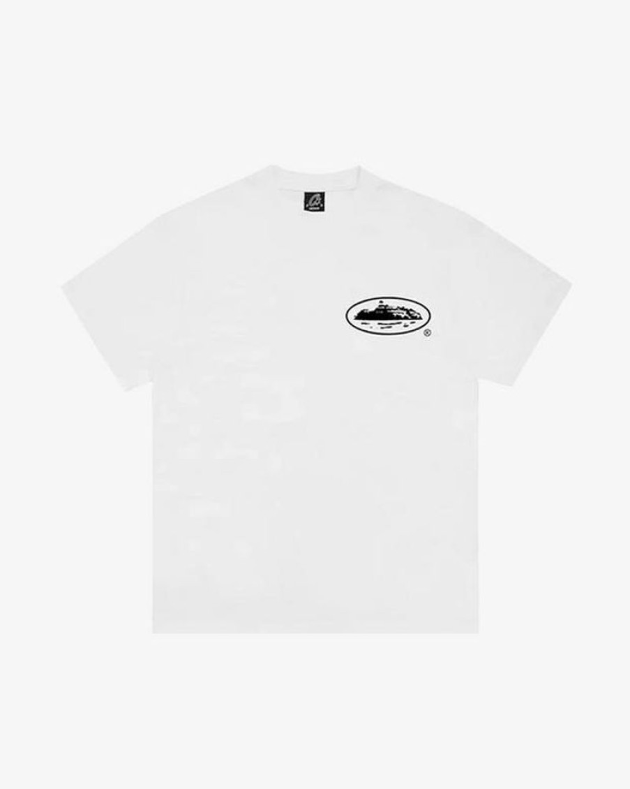 Secret Sneaker Store Online Corteiz Og Island Tee Logo Tee White | Streetwear