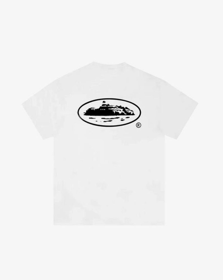 Secret Sneaker Store Online Corteiz Og Island Tee Logo Tee White | Streetwear