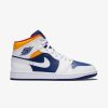Secret Sneaker Store Online Nike Air Jordan1 Mid Royal Blue Laser Orange Gs | Air Jordan