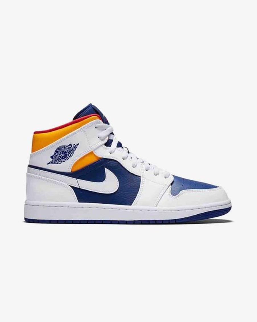 Secret Sneaker Store Online Nike Air Jordan1 Mid Royal Blue Laser Orange Gs | Air Jordan