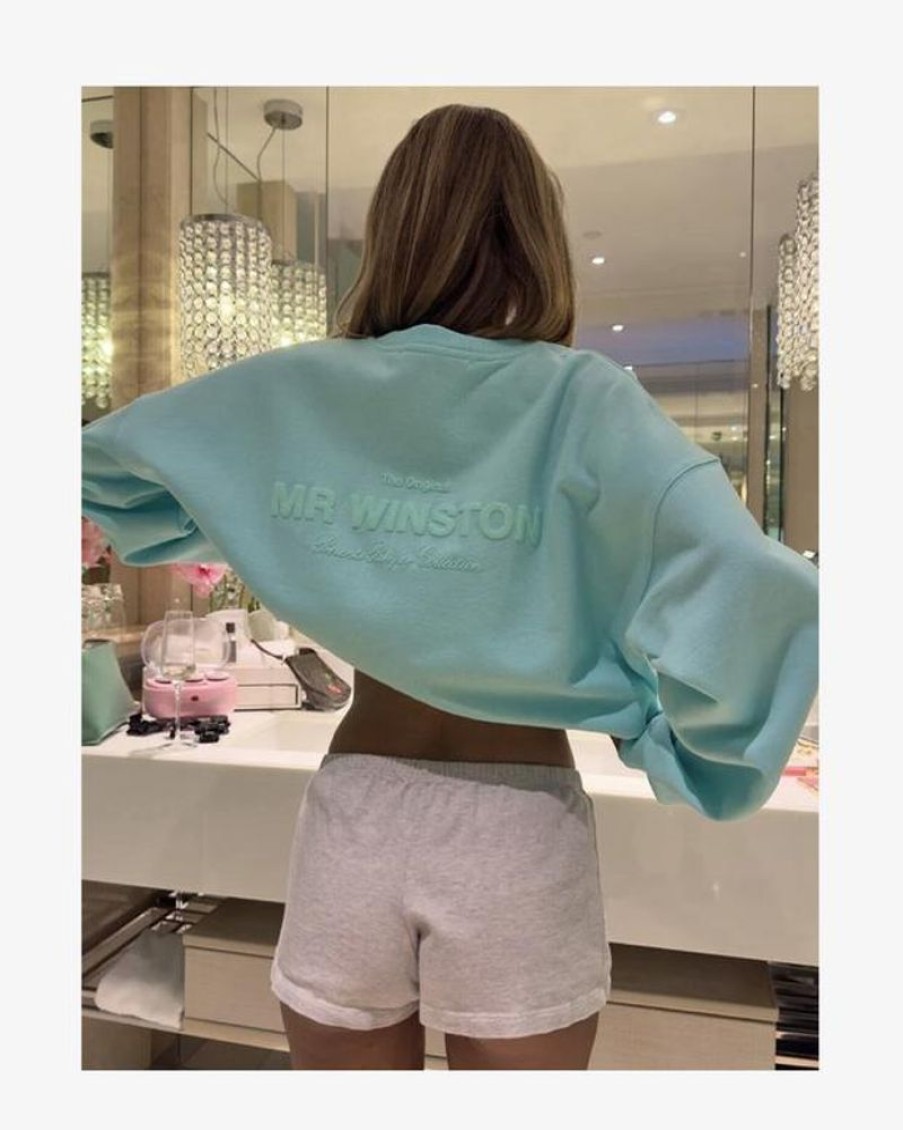 Secret Sneaker Store Online Mr Winston Pamper Puff Peppermint Crewneck | Streetwear