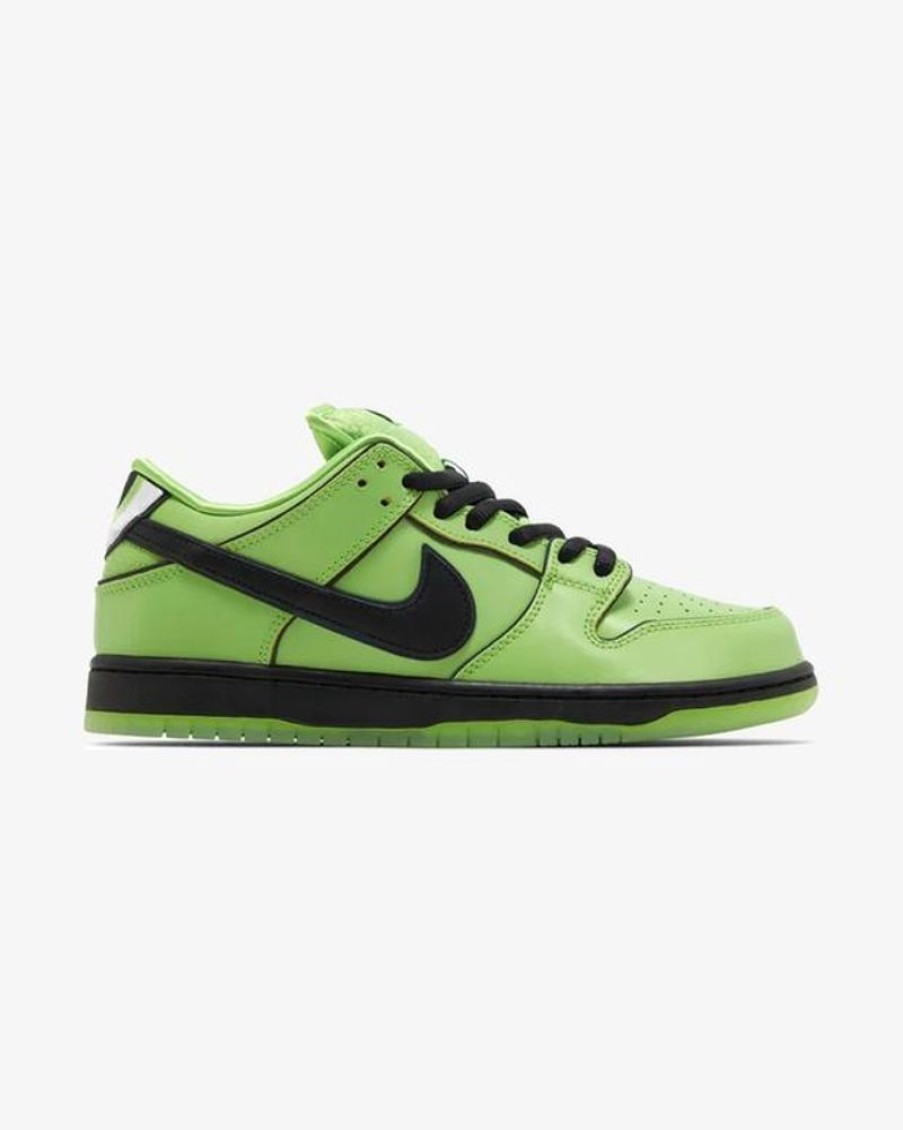 Secret Sneaker Store Online Nike X The Powerpuff Girls Nike Sb Dunk Buttercup Green | Nike