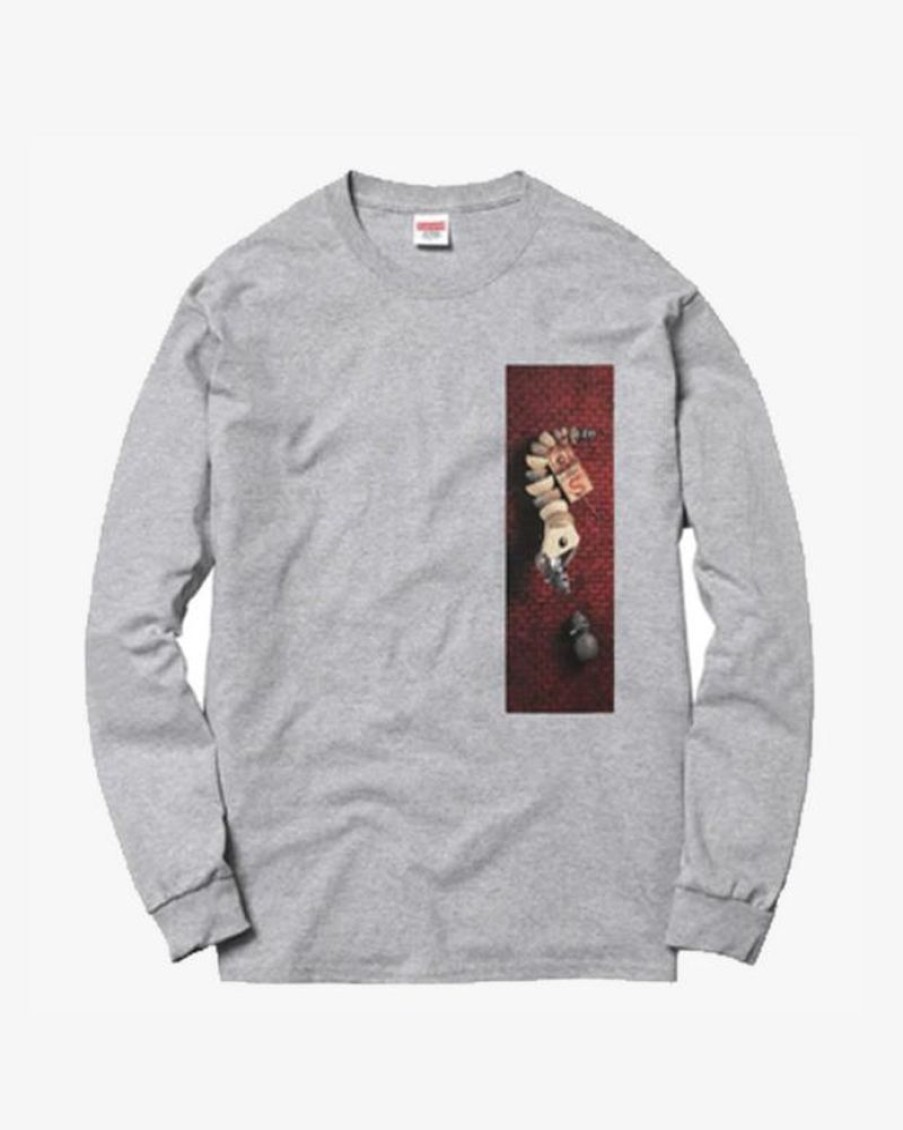 Secret Sneaker Store Online Supreme Rat Trap Long Sleeve Tee Grey - | Streetwear