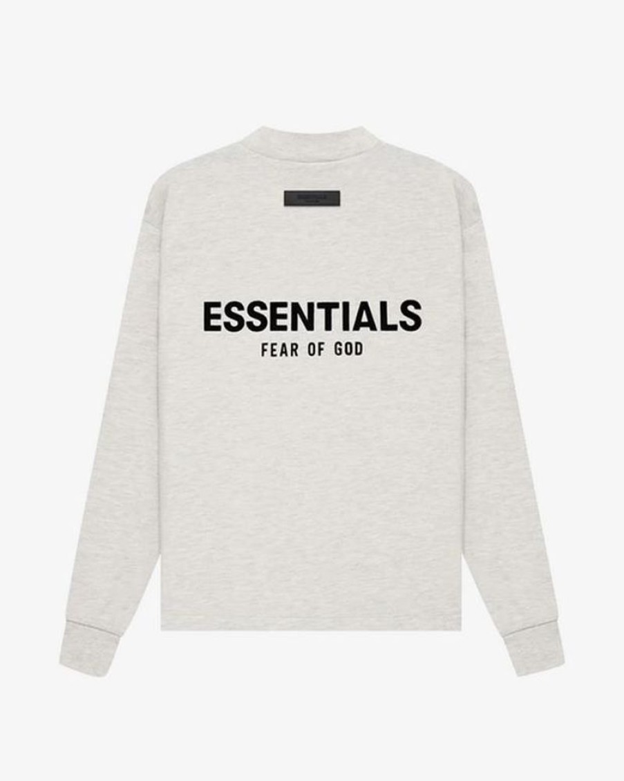 Secret Sneaker Store Online Fog Essentials Ss22 Light Oatmeal Kids Long Sleeve | Kids Apparel