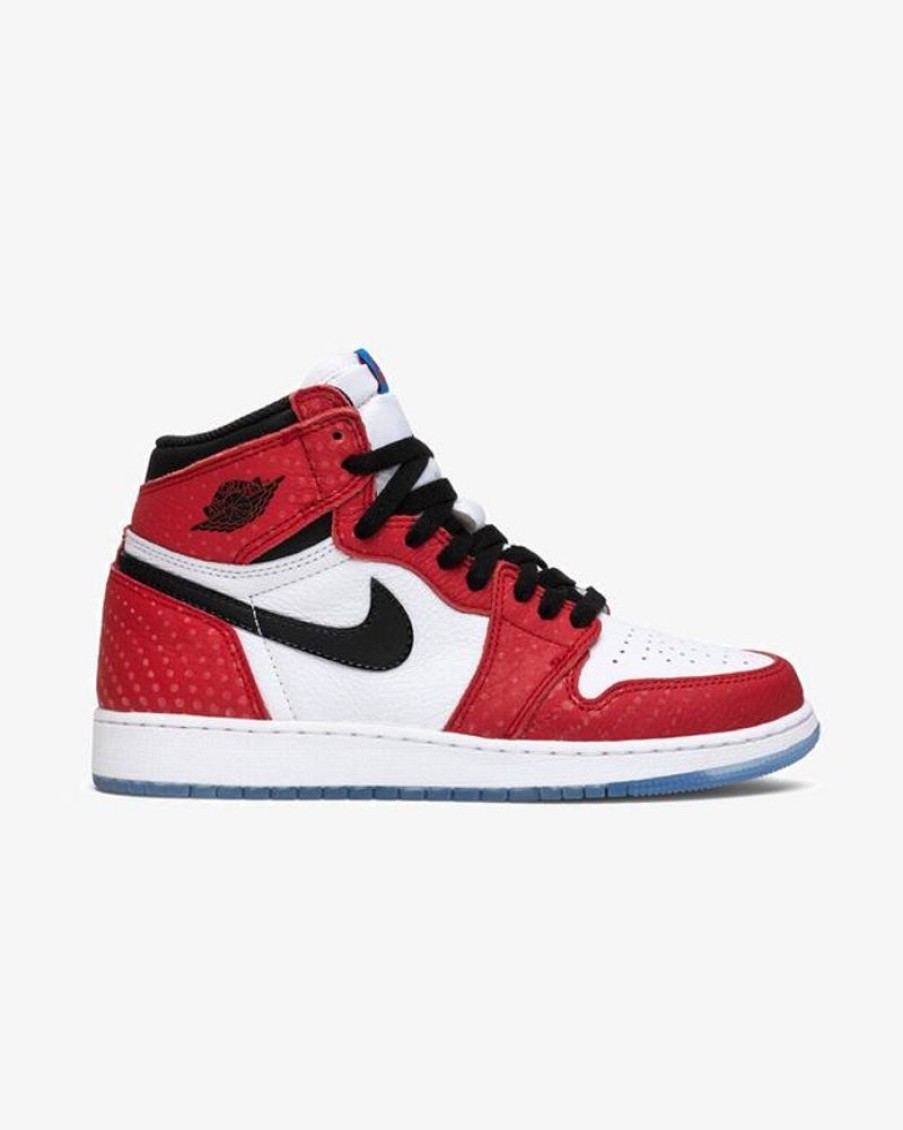 Secret Sneaker Store Online Nike Air Jordan 1 Retro High Gs Spiderman Origin Story (New) | Nike