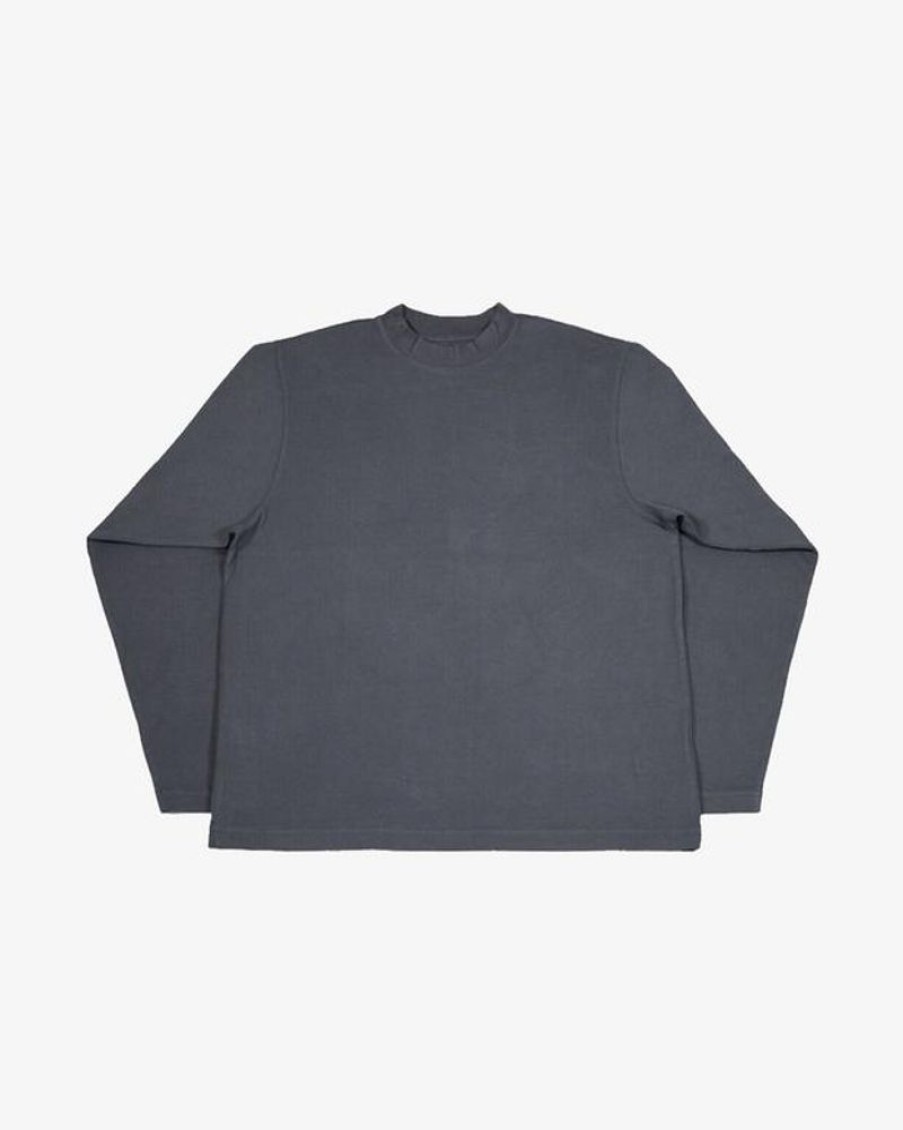 Secret Sneaker Store Online Yeezy X Gap Long Sleeve Tee Dark Grey | Streetwear