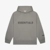 Secret Sneaker Store Online Fog Essentials Ss20 Silicon Applique Logo Cement Hoodie | Hoodies