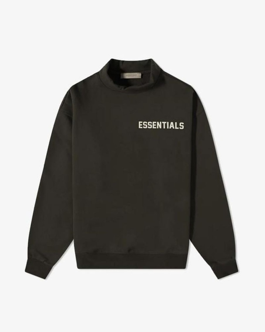 Secret Sneaker Store Online Fog Essentials Fw22 Off Black Kids Mockneck (New) | Kids Apparel