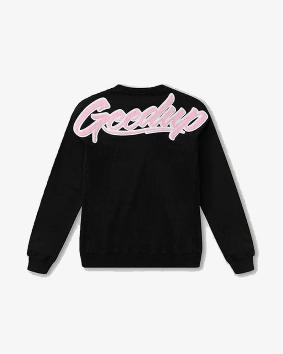 Secret Sneaker Store Online Geedup Os Script Black Pink Crewneck | Streetwear
