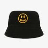 Secret Sneaker Store Online Drew House Black Painted Mascot Coduroy Bucket Hat | Caps