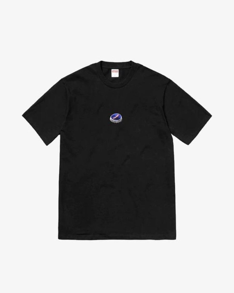 Secret Sneaker Store Online Supreme Fw18 Bottle Cap Black Tee - | Caps