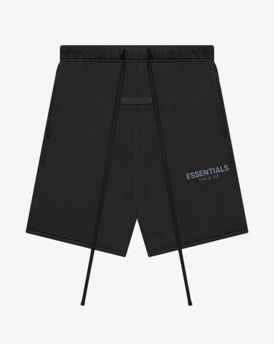 Secret Sneaker Store Online Fog Essentials Ss21 Reflective Logo Black Shorts | Streetwear