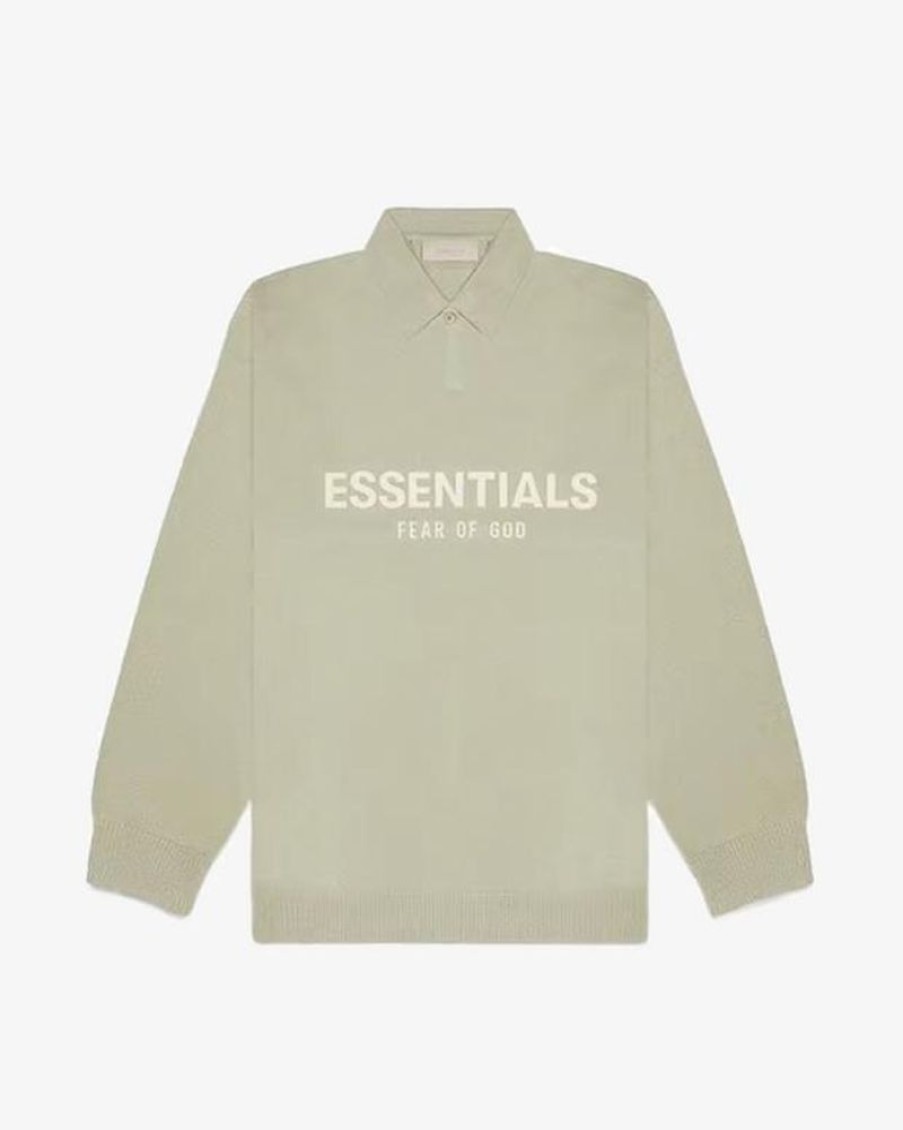 Secret Sneaker Store Online Fog Essentials Ss22 Seafoam Polo Longsleeve Kids | Kids Apparel