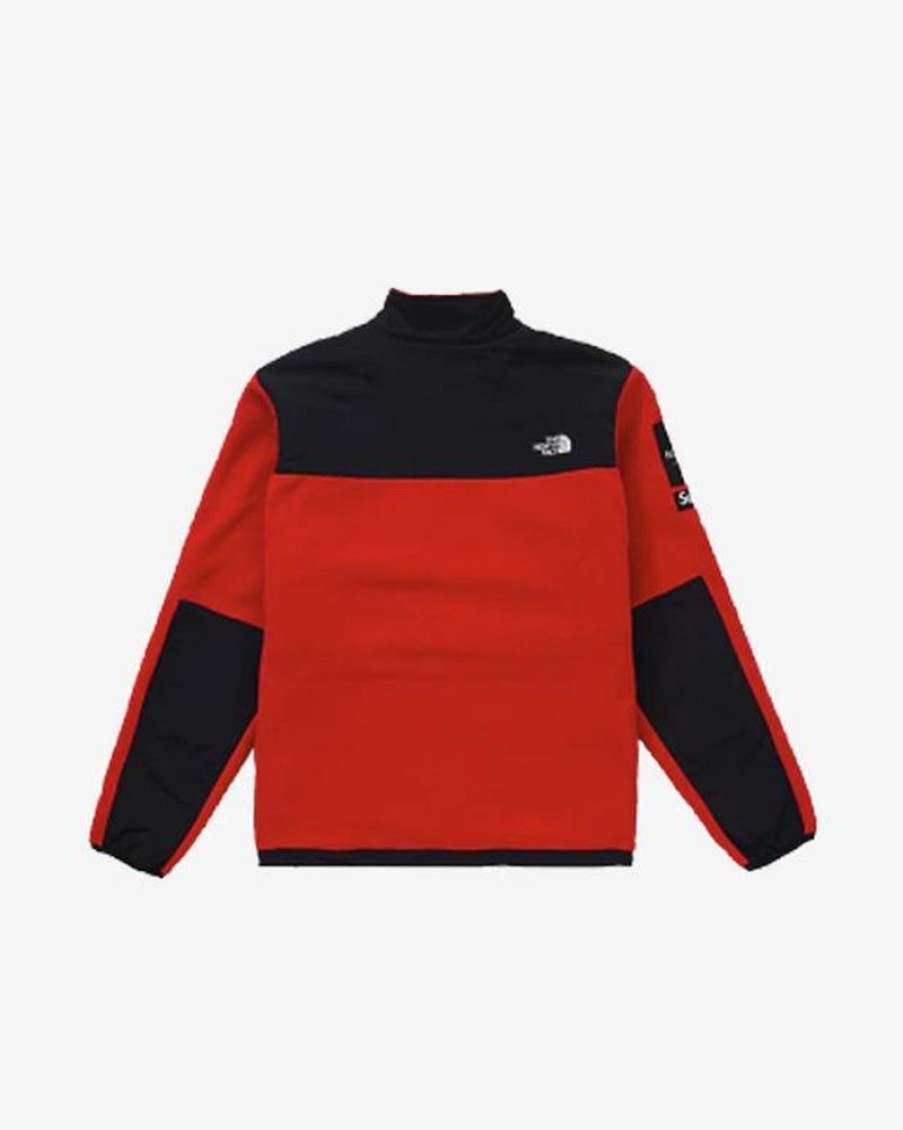 Secret Sneaker Store Online Supreme X The North Face Ss19 Arc Denali Logo Red Fleece Jacket - | Streetwear