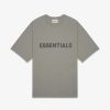 Secret Sneaker Store Online Fog Essentials Ss20 Silicon Applique Logo Cement Tee | Tees