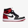 Secret Sneaker Store Online Nike Air Jordan1 Retro High Satin Black Toe | Nike