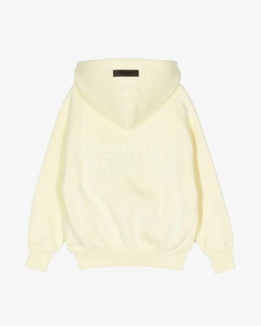 Secret Sneaker Store Online Fog Essentials Fw22 Logo Canary Zip Up Jacket Kids | Kids Apparel
