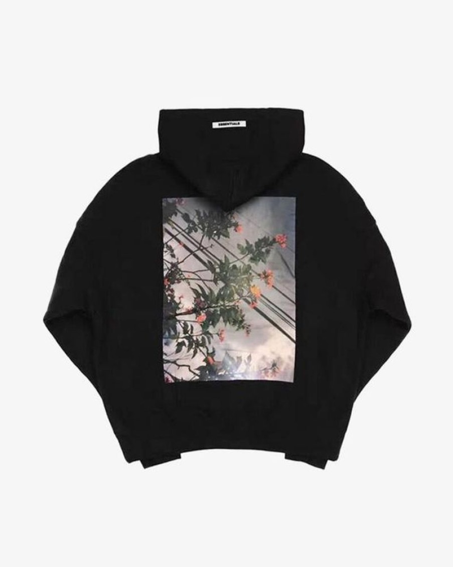 Secret Sneaker Store Online Fog Essentials Shaniqwa Jarvis Photo Series Black Hoodie | Hoodies