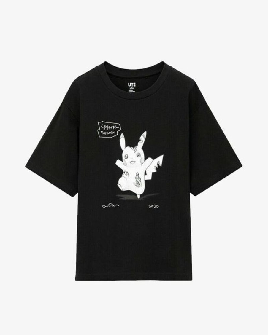 Secret Sneaker Store Online Daniel Arsham X Pokemon X Uniqlo Crystal Pikachu Black Tee (New) | Streetwear