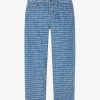 Secret Sneaker Store Online Supreme Fw22 Multi Type Jacquard Blue Denim Jeans (New) | Streetwear
