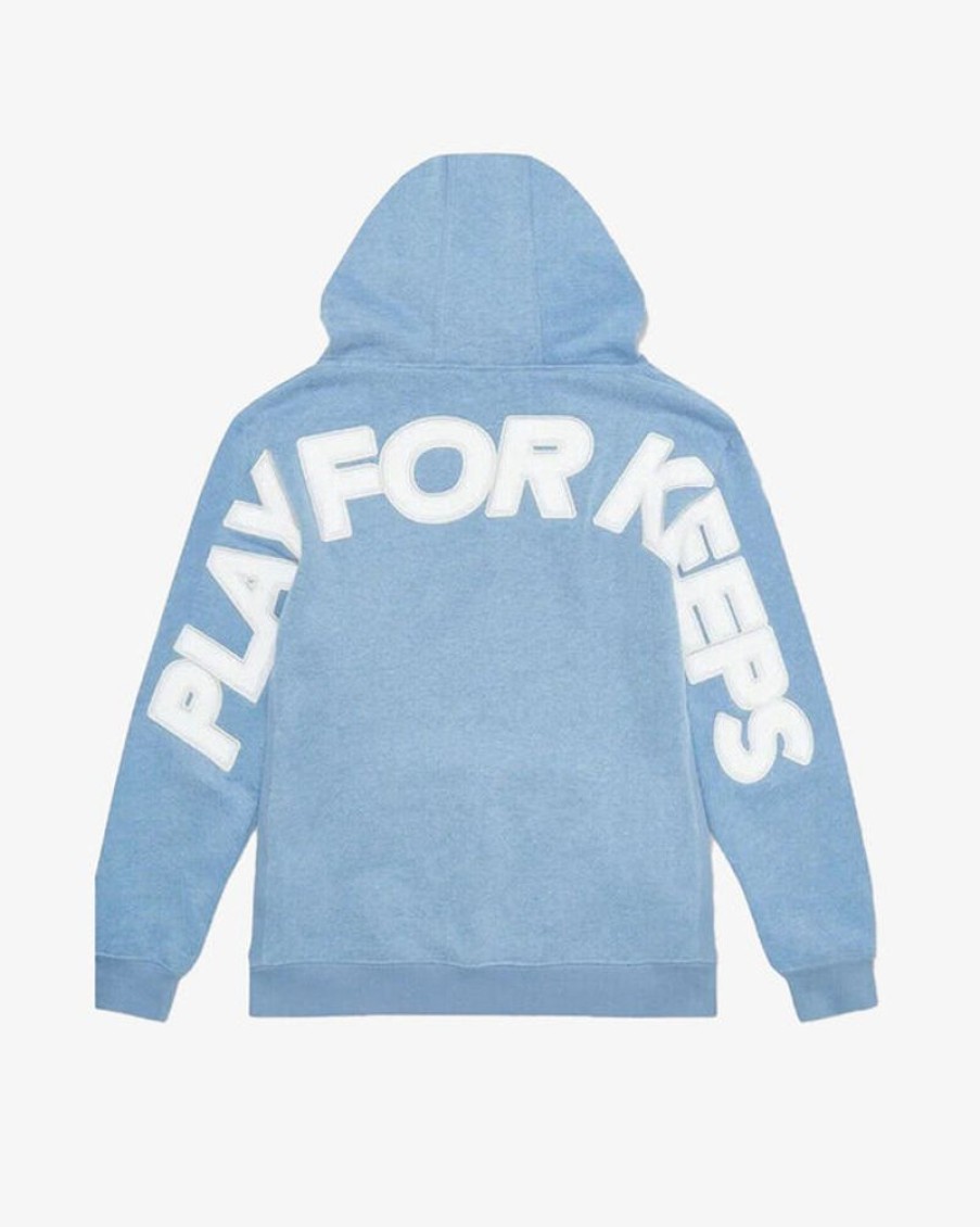 Secret Sneaker Store Online Geedup Play For Keeps Light Blue Hoodie | Streetwear