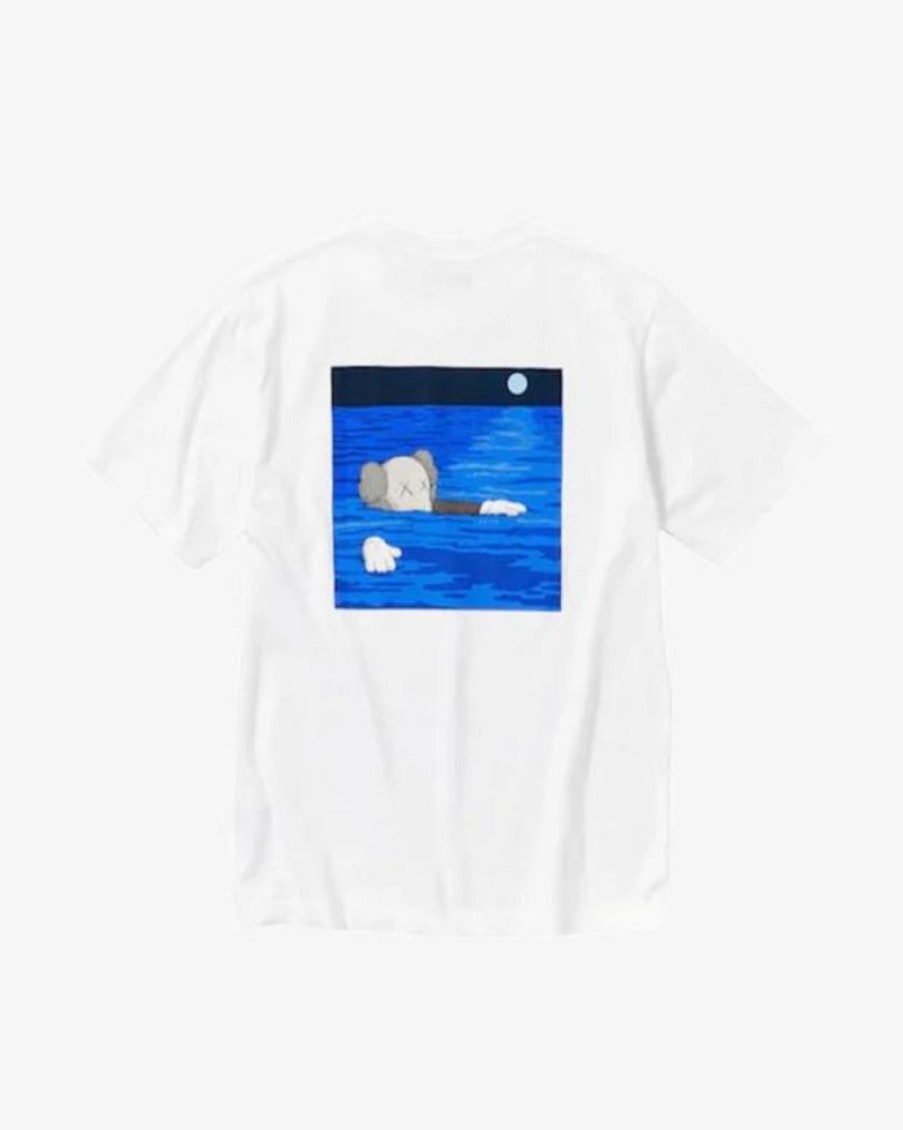 Secret Sneaker Store Online Kaws X Uniqlo Fw23 Artbook Cover White Kids Tee (New) | Kids Apparel