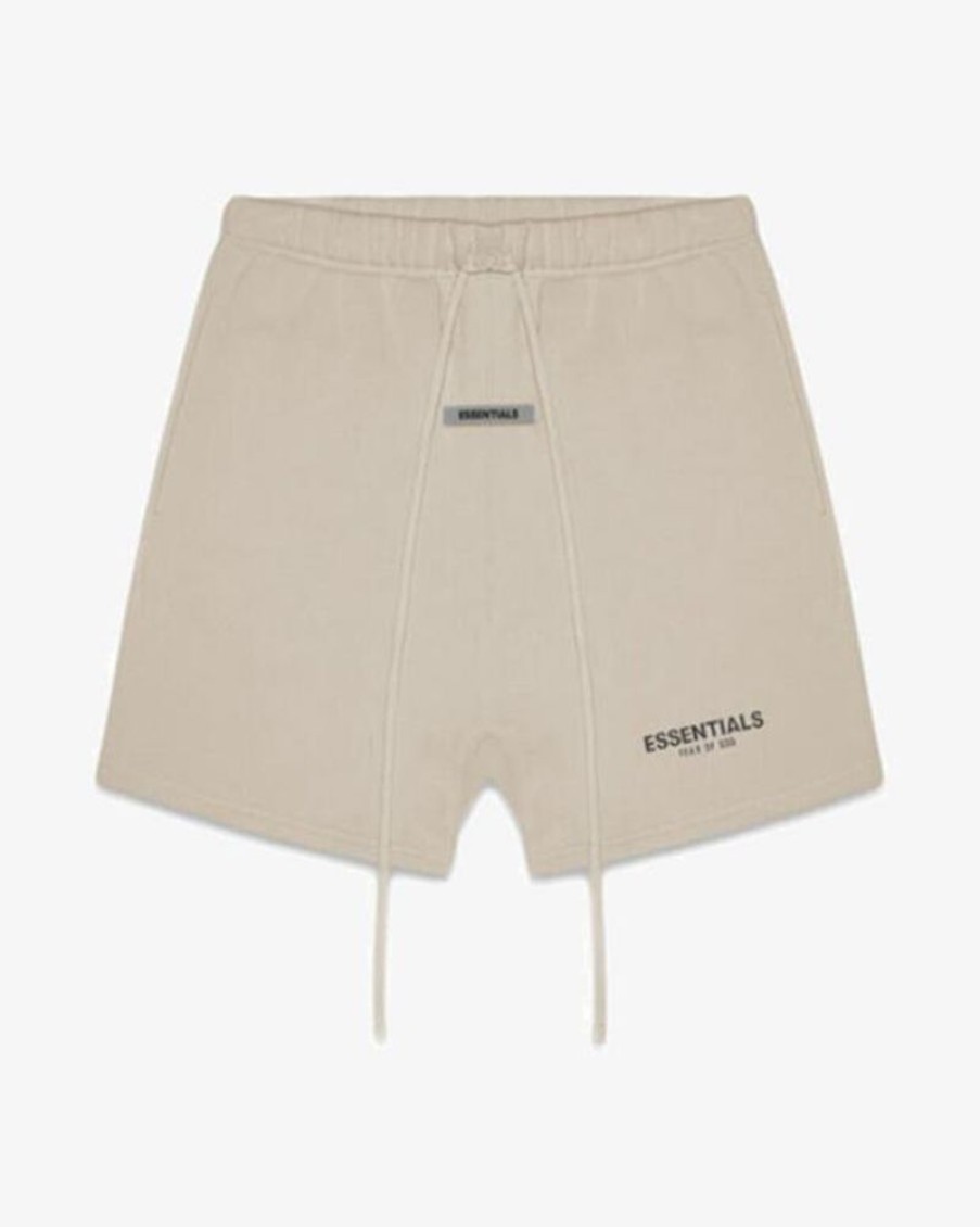 Secret Sneaker Store Online Fear Of God Fog Essentials Reflective Olive Fleece Shorts | Streetwear