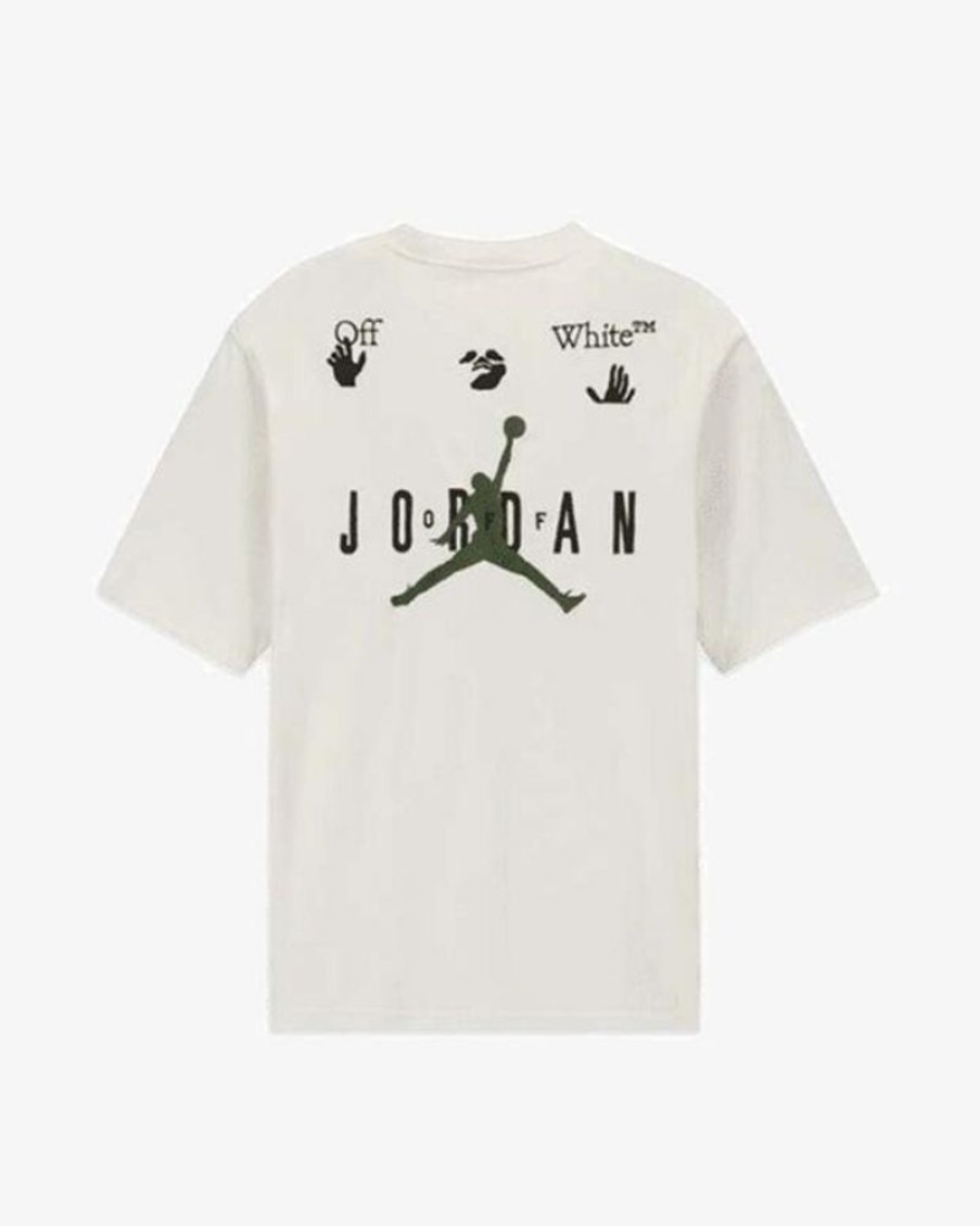 Secret Sneaker Store Online Off White X Jordan Fw21 Embroidery White Tee | Streetwear