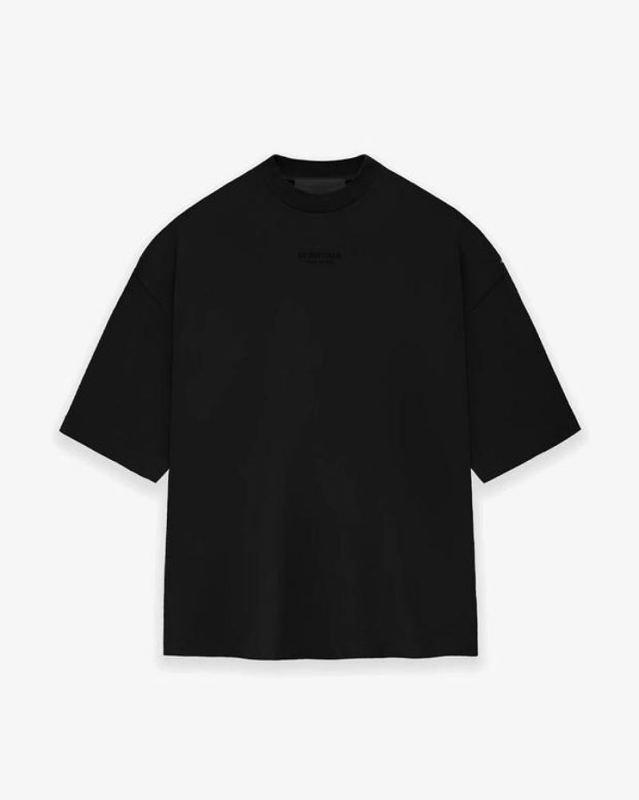 Secret Sneaker Store Online Fog Essentials Fw23 Jet Black Tee | Tees
