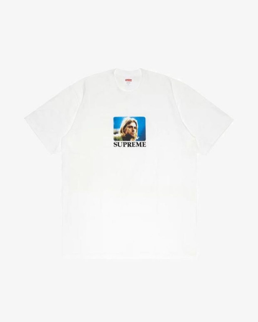 Secret Sneaker Store Online Supreme Fw23 Kurt Cobain White Tee | Streetwear