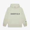 Secret Sneaker Store Online Fog Essentials Ss20 Silcon Applique Logo Sage Hoodie - | Hoodies