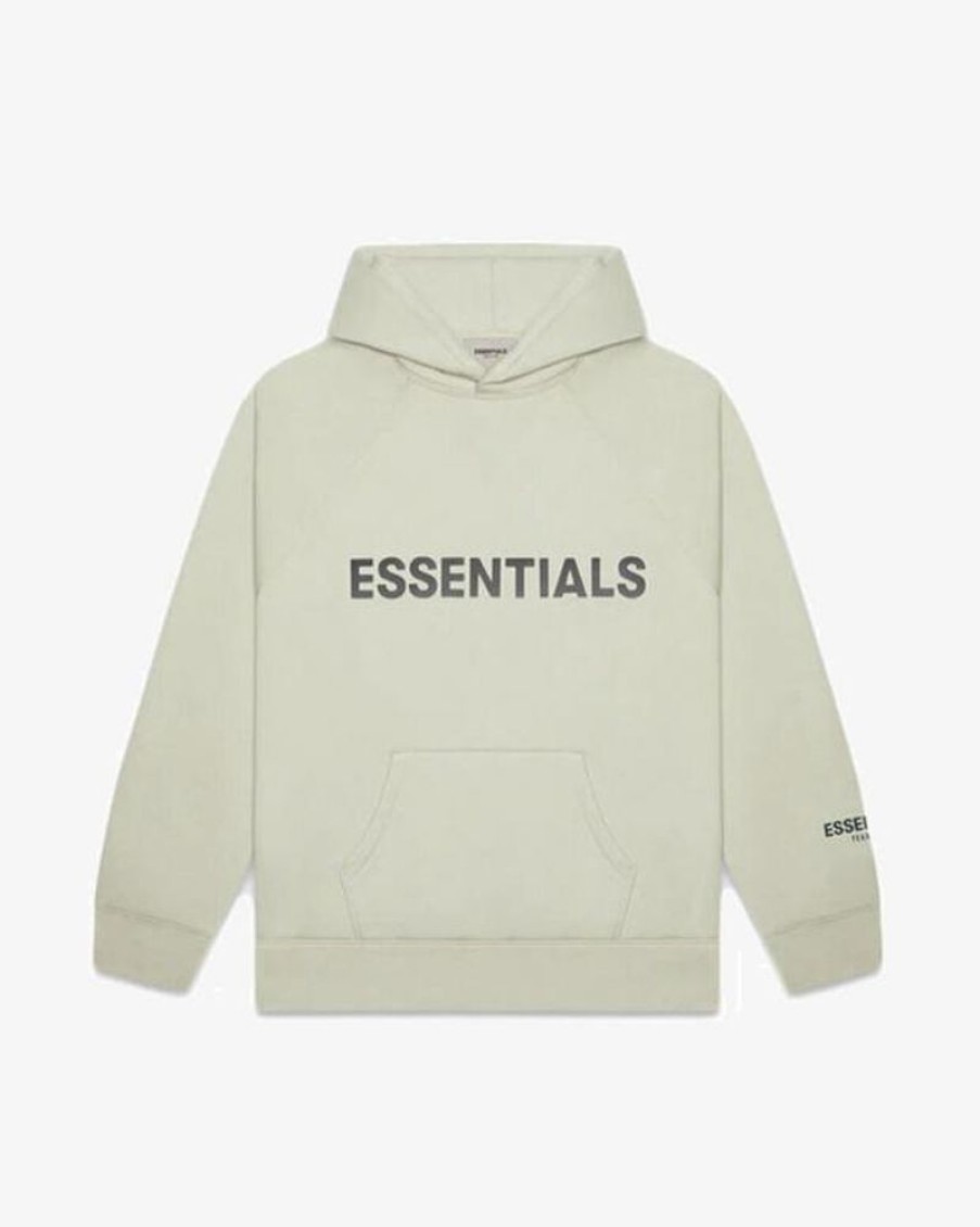 Secret Sneaker Store Online Fog Essentials Ss20 Silcon Applique Logo Sage Hoodie - | Hoodies