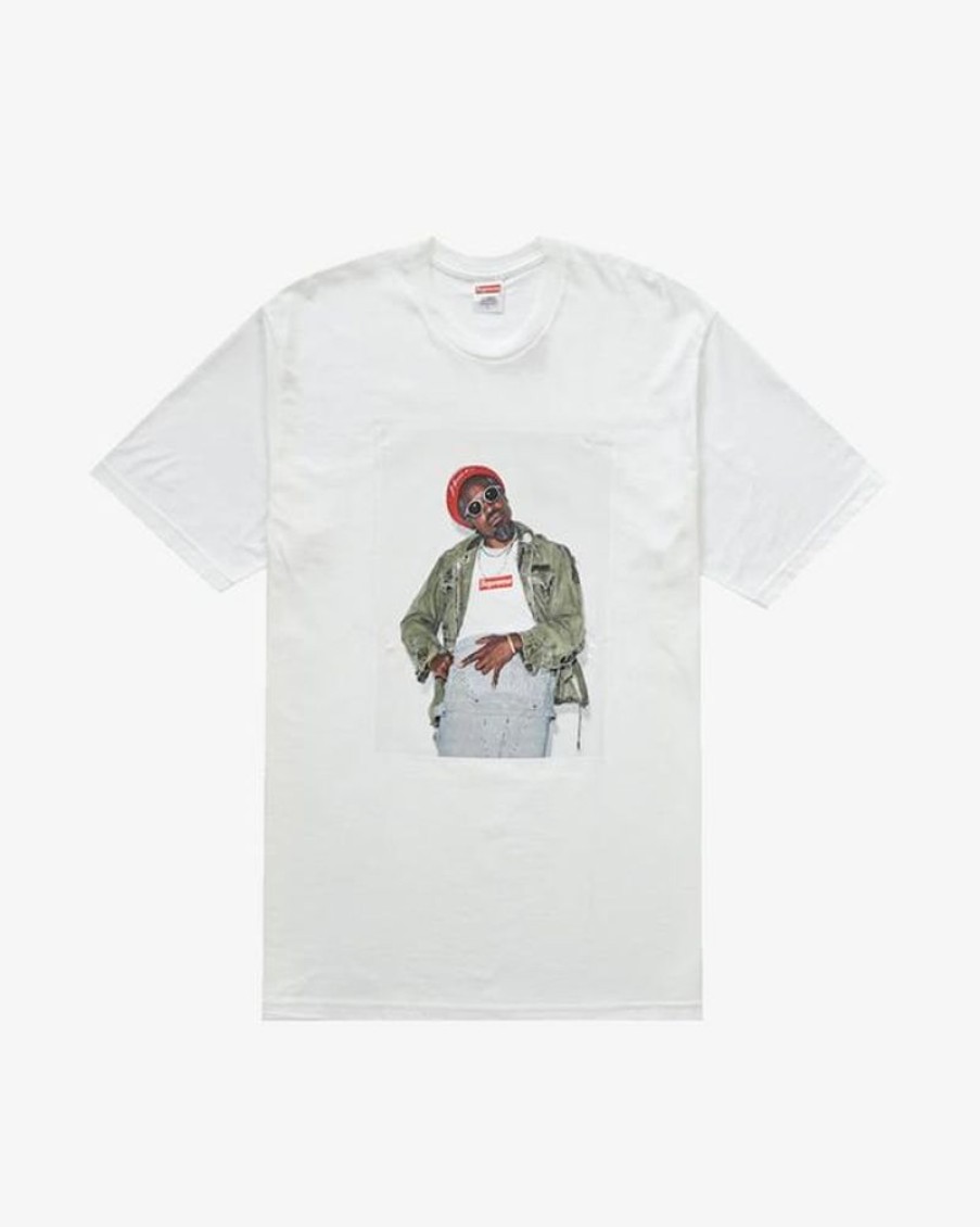 Secret Sneaker Store Online Supreme Fw22 Andre 3000 White Tee (New) | Streetwear