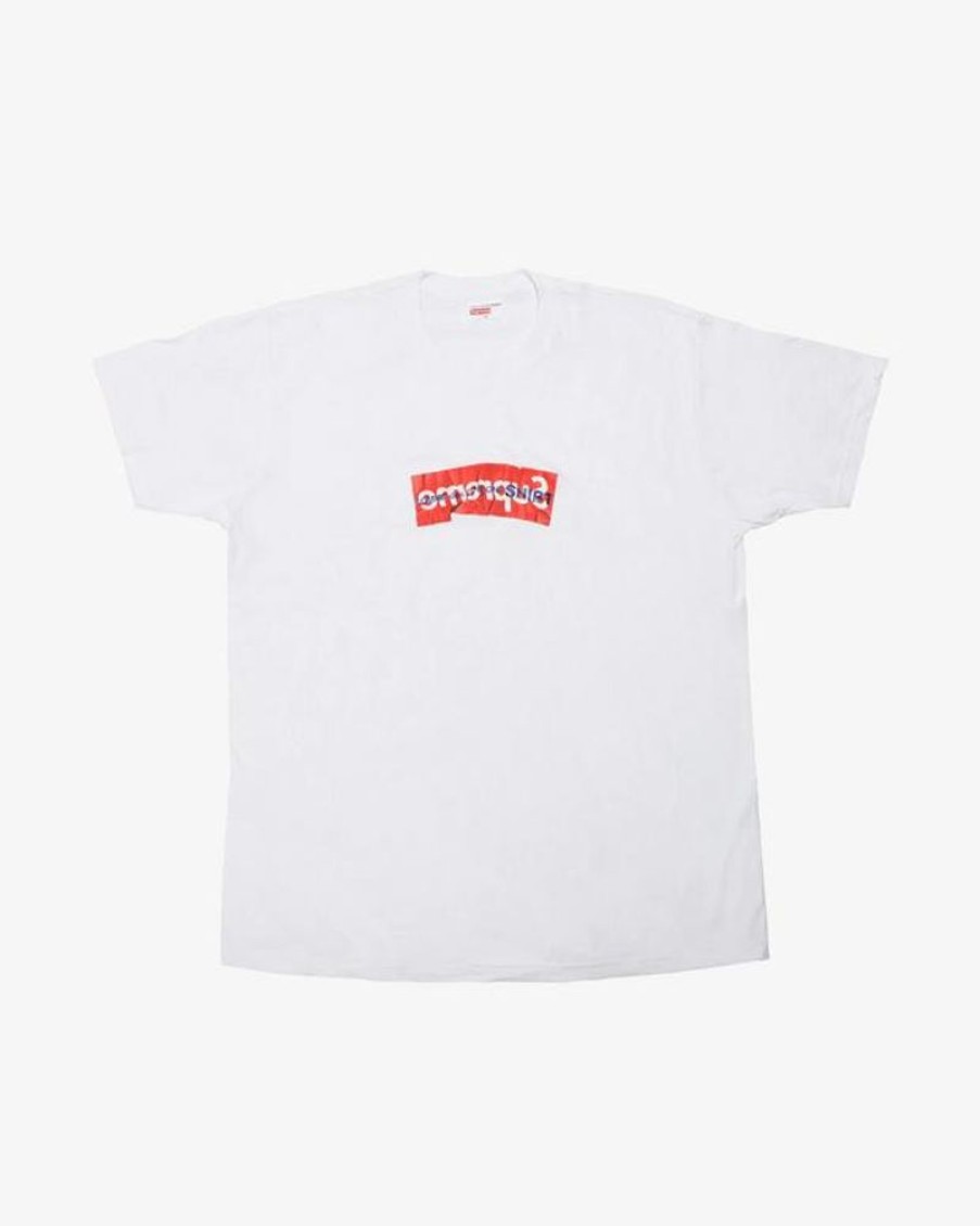 Secret Sneaker Store Online Supreme X Cdg Ss17 Box Logo White Tee (New) | Streetwear
