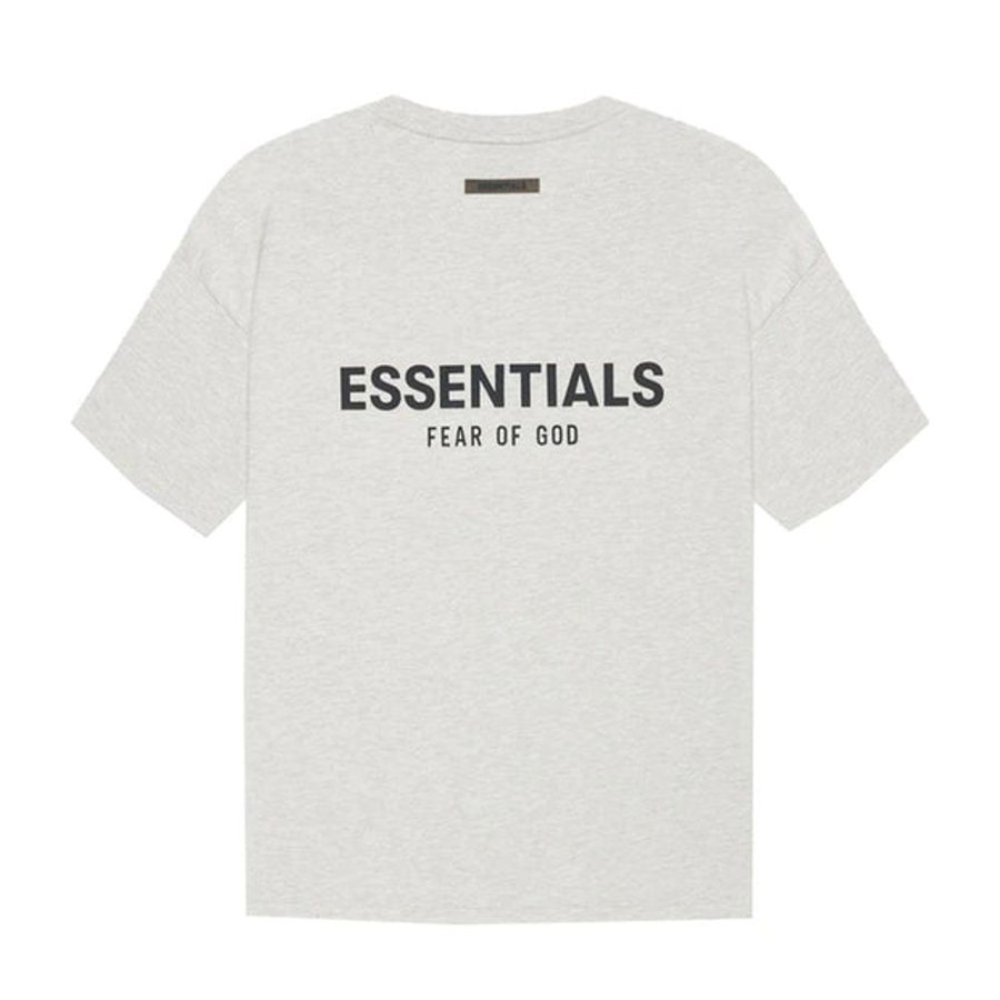 Secret Sneaker Store Online Fog Essentials Ss21 Silicon Applique Logo Oatmeal Tee (New) | Tees