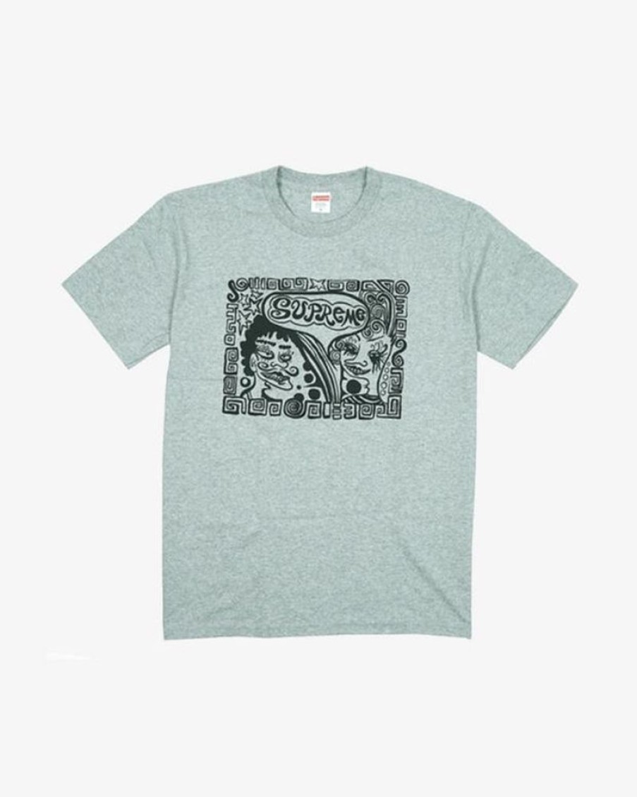 Secret Sneaker Store Online Supreme Fw18 Faces Tee Grey - | Streetwear
