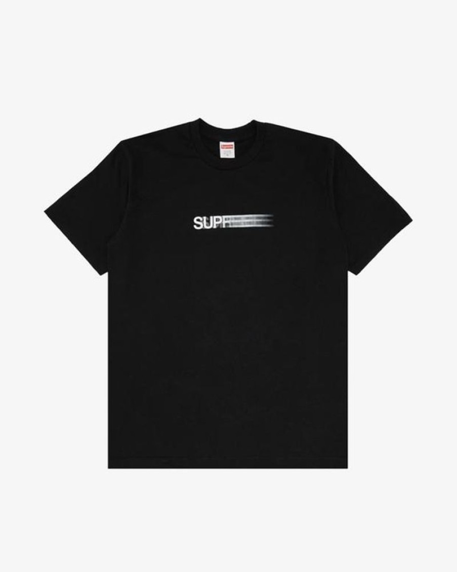 Secret Sneaker Store Online Supreme Ss23 Motion Logo Black Tee | Streetwear