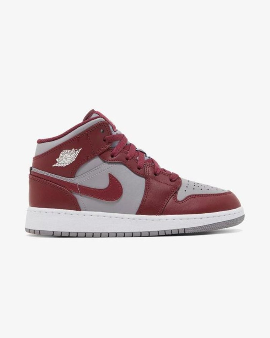 Secret Sneaker Store Online Nike Air Jordan1 Mid Gs Cherry Wood Black | Nike