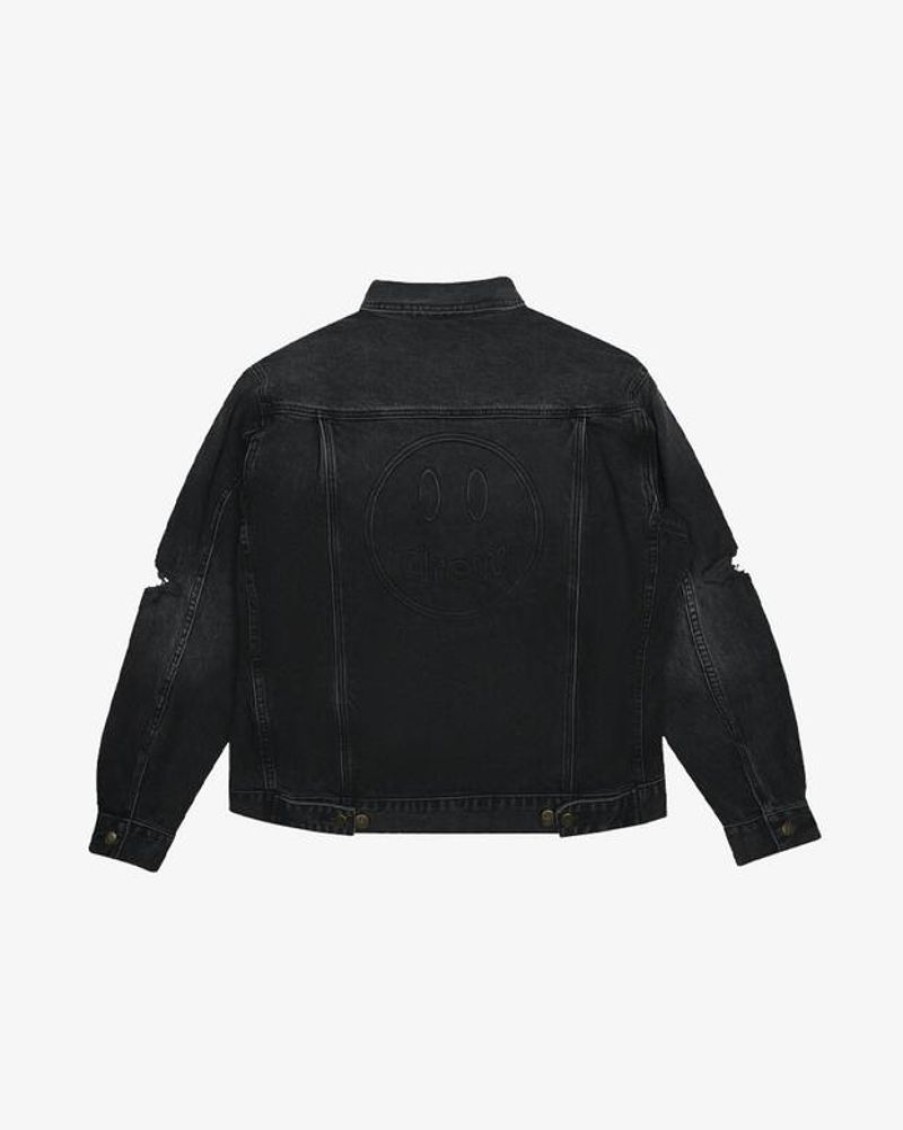 Secret Sneaker Store Online Drew House Fw22 Oversized Mascot Trucket Jacket Camarillo Wash | Streetwear