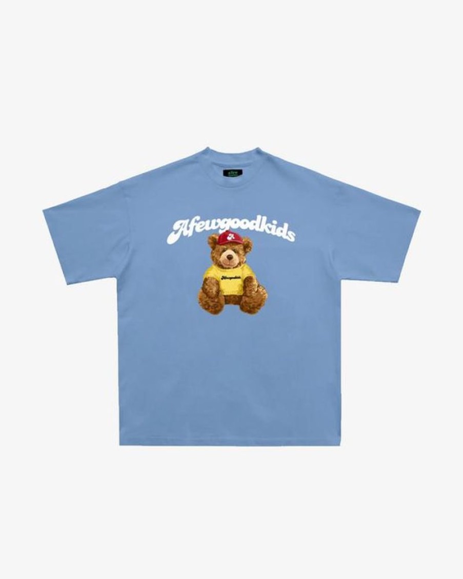 Secret Sneaker Store Online A Few Good Kids Ss21 Sweater Bear Baby Blue Tee | Streetwear