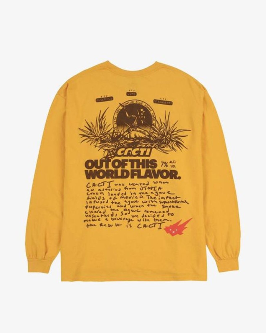 Secret Sneaker Store Online Travis Scott Cacti Mono Seal Heritage Gold Long Sleeve (New) | Streetwear