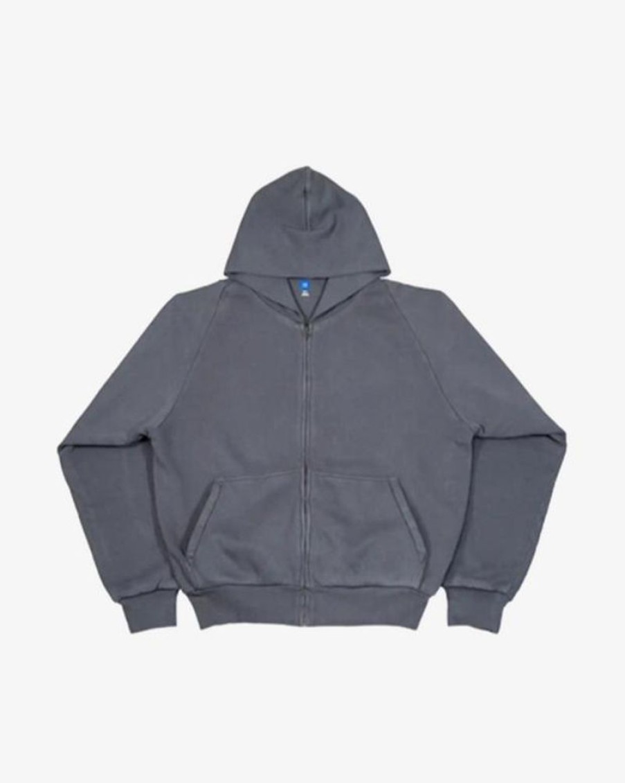 Secret Sneaker Store Online Yeezy X Gap Zip Up Hoodie Dark Slate (New) | Streetwear